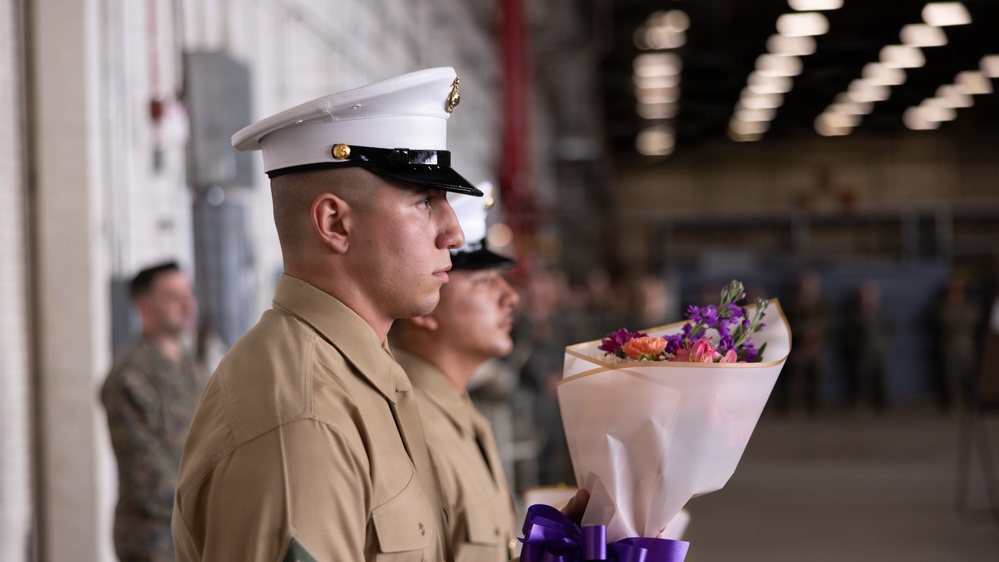 HMLA-167 Relief and Appointment ceremony