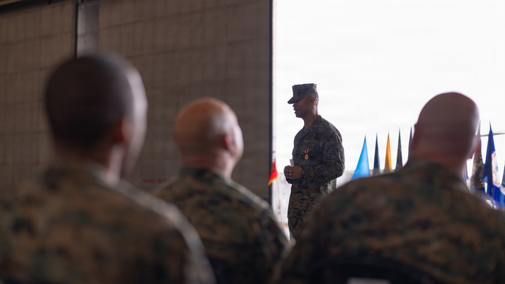 HMLA-167 Relief and Appointment ceremony