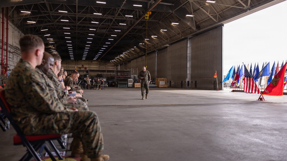 HMLA-167 Relief and Appointment ceremony