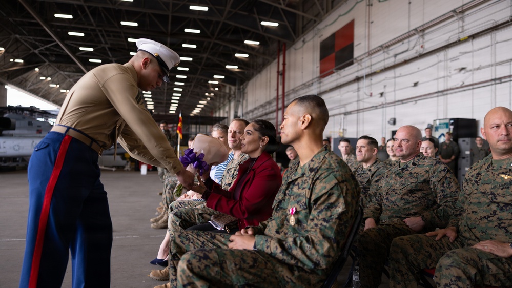 HMLA-167 Relief and Appointment ceremony