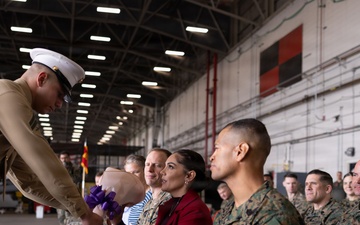 HMLA-167 Relief and Appointment ceremony