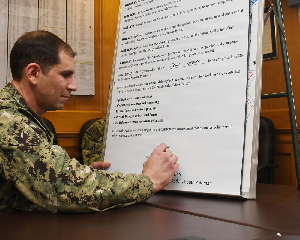 Naval Support Activity South Potomac Focuses on Spiritual Readiness