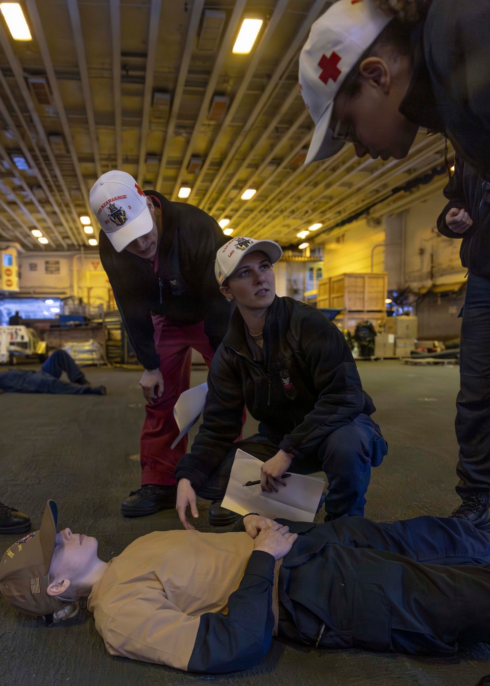 Kearsarge Conducts Mass Casualty Drill