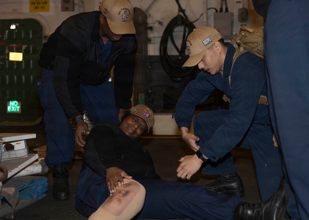 Kearsarge Conducts Mass Casualty Drill
