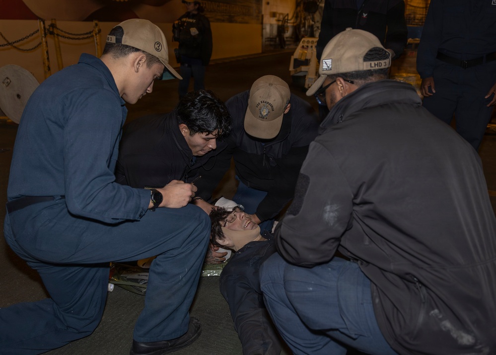 Kearsarge Conducts Mass Casualty Drill