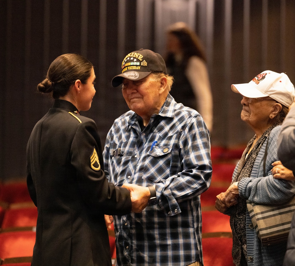 Veterans honored during The U.S. Army Field Band 2026 Spring Tour