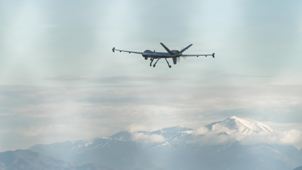 MQ-9 takes off over Holloman