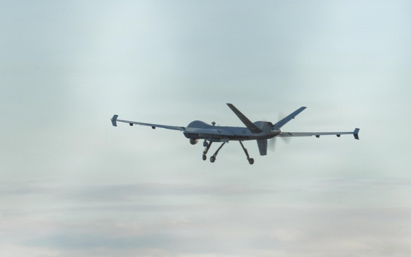 MQ-9 takes off over Holloman