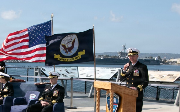 USS Manchester Holds Change of Command Aboard USS Midway