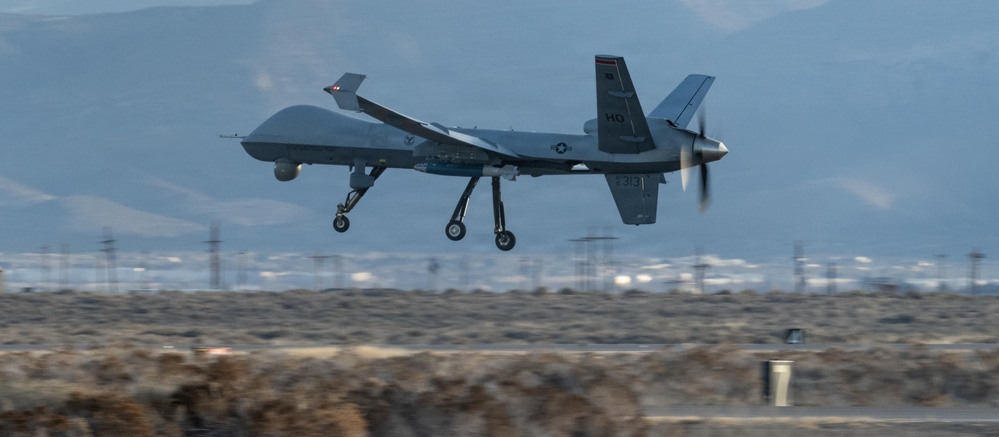 MQ-9 takes off over Holloman