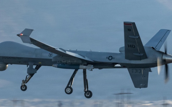 MQ-9 takes off over Holloman