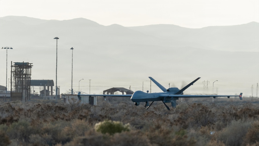 MQ-9 takes off over Holloman