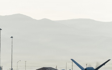 MQ-9 takes off over Holloman