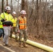 USACE Command Sgt. Maj. Galick visits Potomac Interceptor Collapse Site