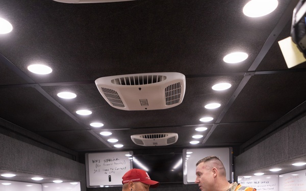 USACE Command Sgt. Maj. Galick visits Potomac Interceptor Collapse Site