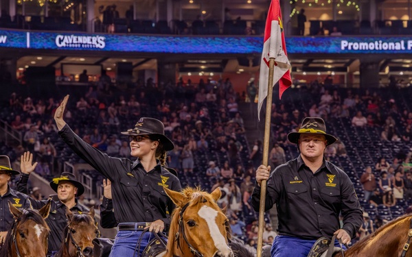 The First Team joins the Houston Rodeo for Military Appreciation Day