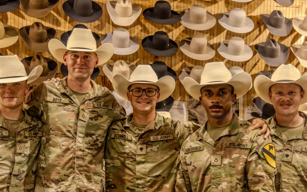 The First Team joins the Houston Rodeo for Military Appreciation Day