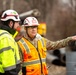 USACE Command Sgt. Maj. Galick visits Potomac Interceptor Collapse Site