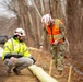 USACE Command Sgt. Maj. Galick visits Potomac Interceptor Collapse Site