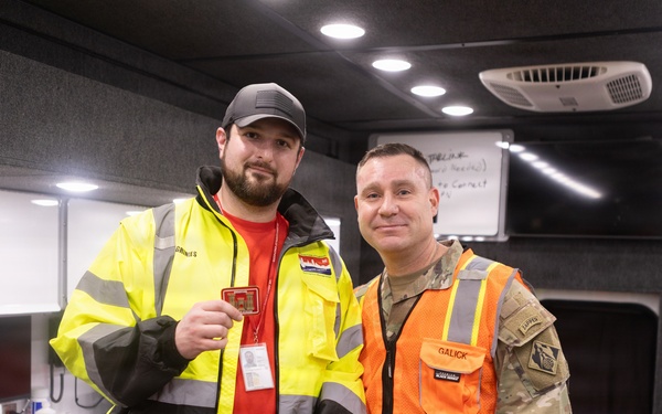 USACE Command Sgt. Maj. Visits Potomac Interceptor Collapse Site