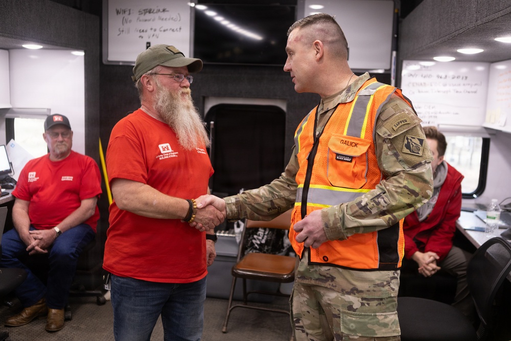USACE Command Sgt. Maj. Visits Potomac Interceptor Collapse Site