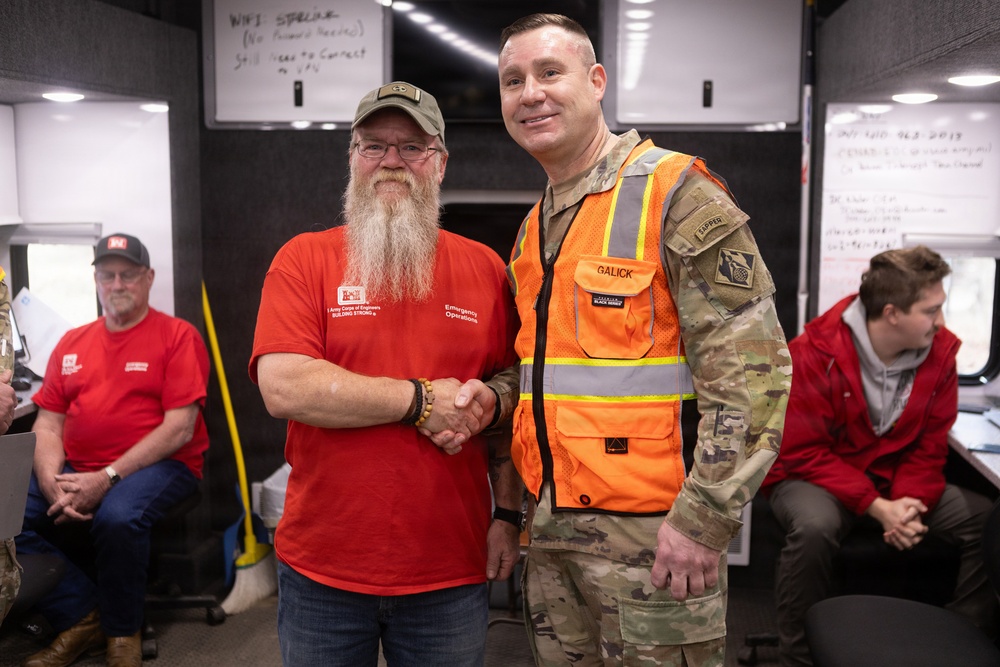 USACE Command Sgt. Maj. Visits Potomac Interceptor Collapse Site
