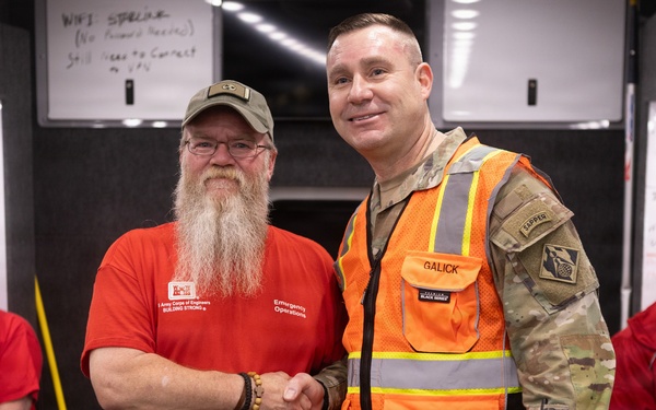 USACE Command Sgt. Maj. Visits Potomac Interceptor Collapse Site