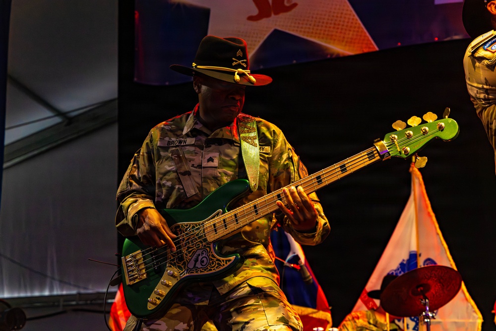 The First Team joins the Houston Rodeo for Military Appreciation Day