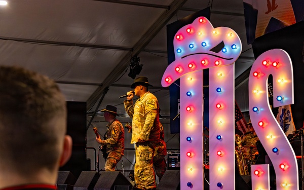 The First Team joins the Houston Rodeo for Military Appreciation Day