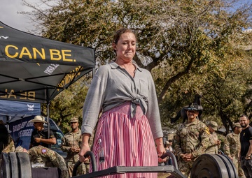 The First Team joins the Houston Rodeo for Military Appreciation Day