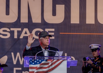 The First Team joins the Houston Rodeo for Military Appreciation Day