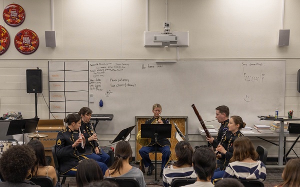 Educational Outreach by Small Groups from The U.S. Army Field Band