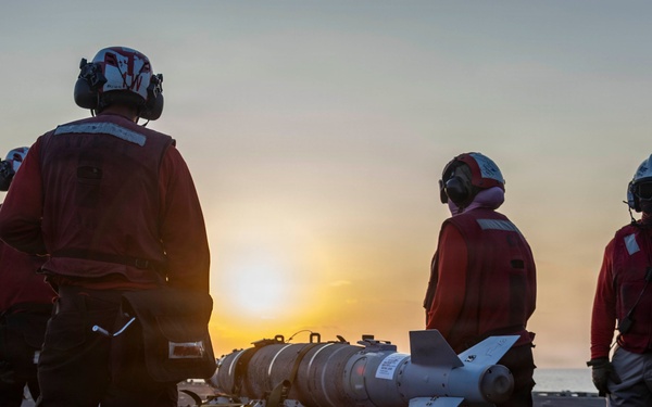 USS Abraham lincoln supports Operation Epic Fury