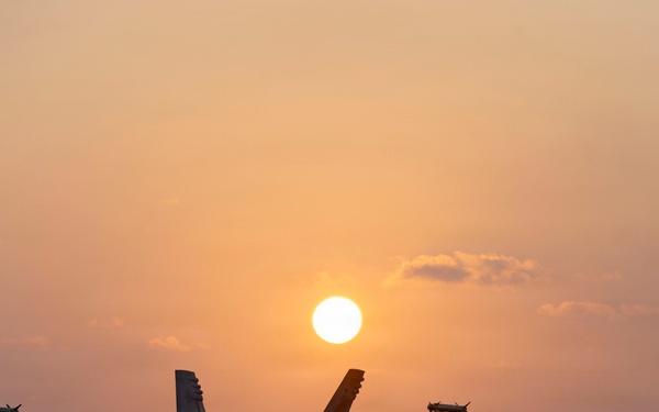 USS Abraham lincoln supports Operation Epic Fury