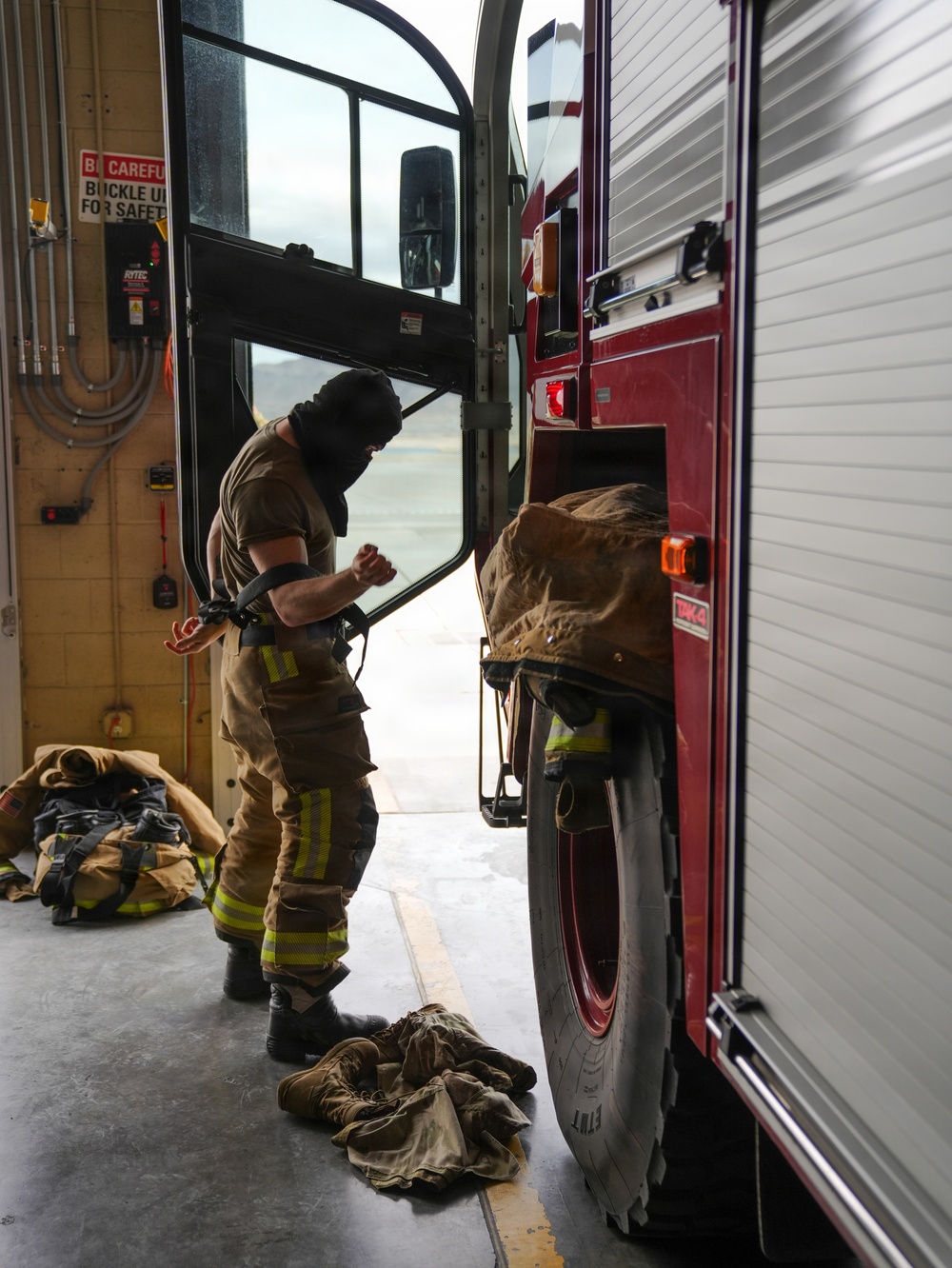 Flightline Ready: 99 CES firefighters train during RF 26-1