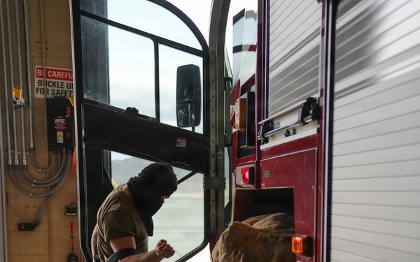 Flightline Ready: 99 CES firefighters train during RF 26-1