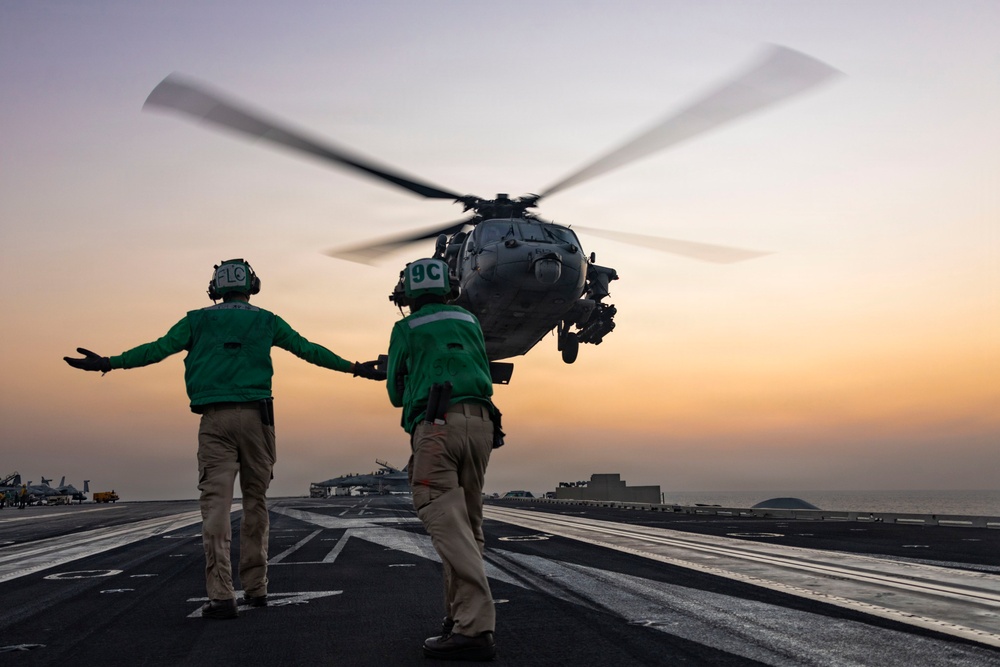 USS Abraham lincoln supports Operation Epic Fury