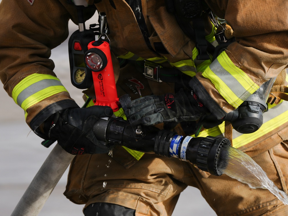 Flightline Ready: 99 CES firefighters train during RF 26-1