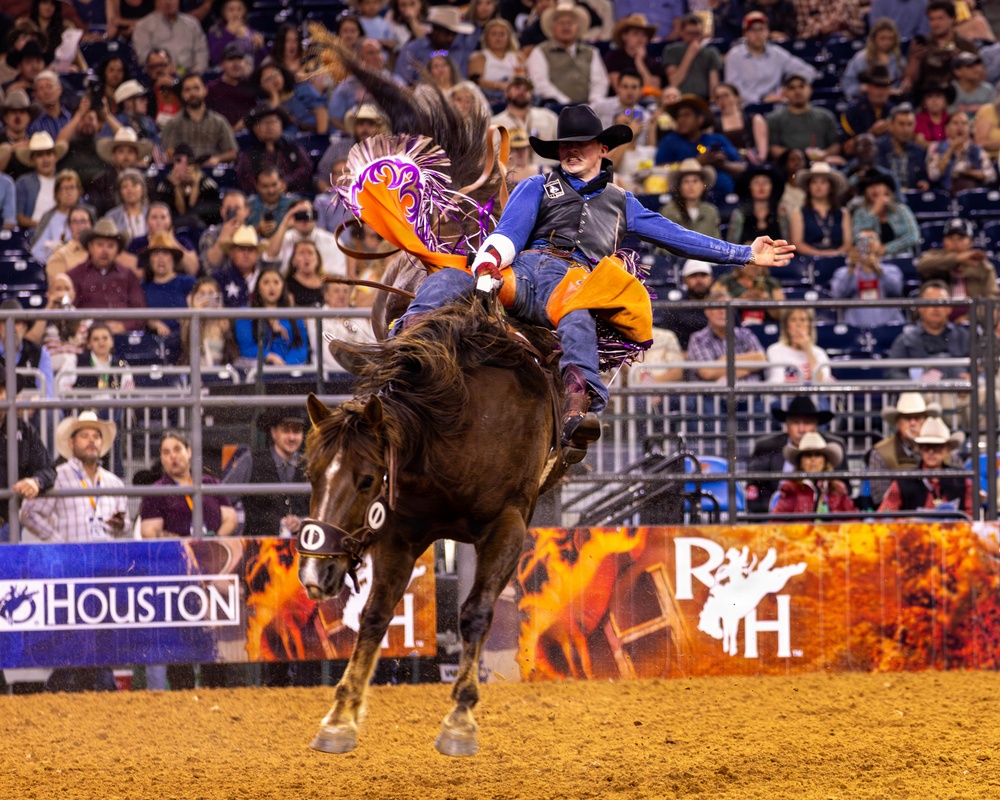 The First Team joins the Houston Rodeo for Military Appreciation Day
