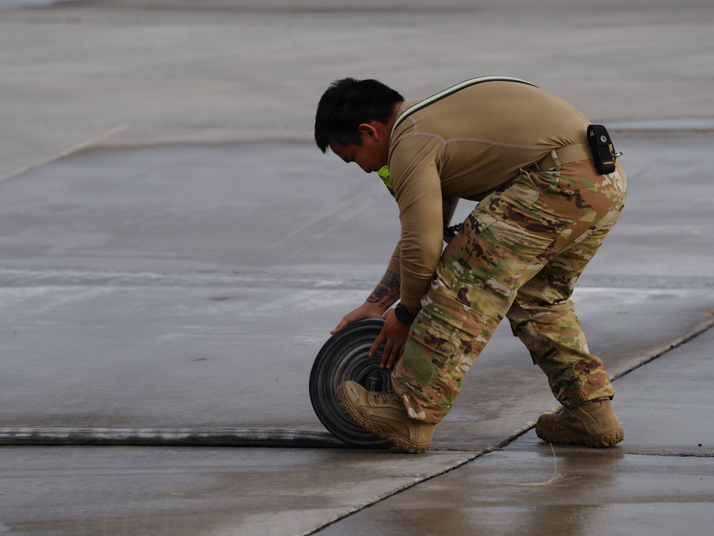 Flightline Ready: 99 CES firefighters train during RF 26-1