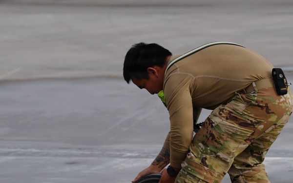 Flightline Ready: 99 CES firefighters train during RF 26-1