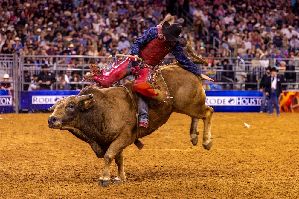 The First Team joins the Houston Rodeo for Military Appreciation Day