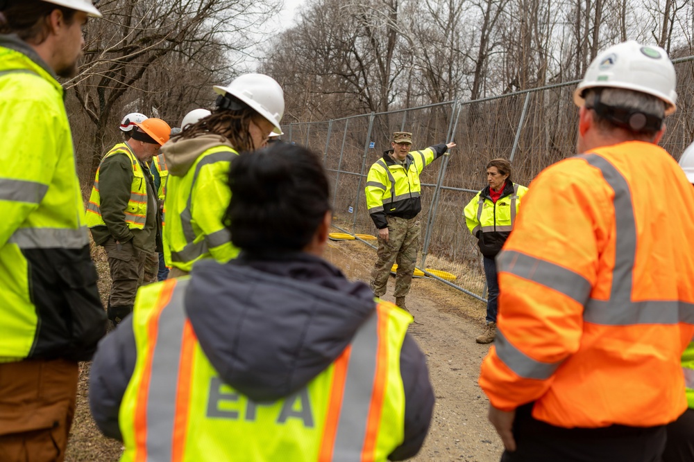 USACE, Partners Review Operations at Potomac Interceptor Site