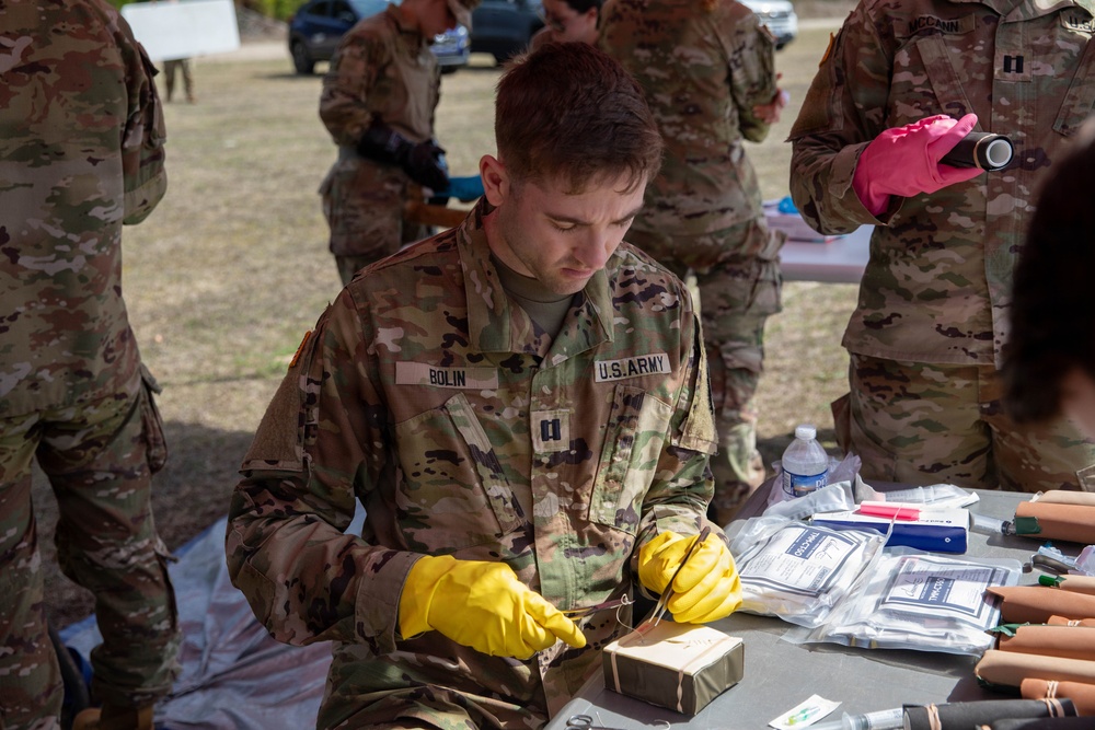 First Year Graduate Veterinary Education officers sharpen CBRNE response skills during Military Working Dog Week 2026