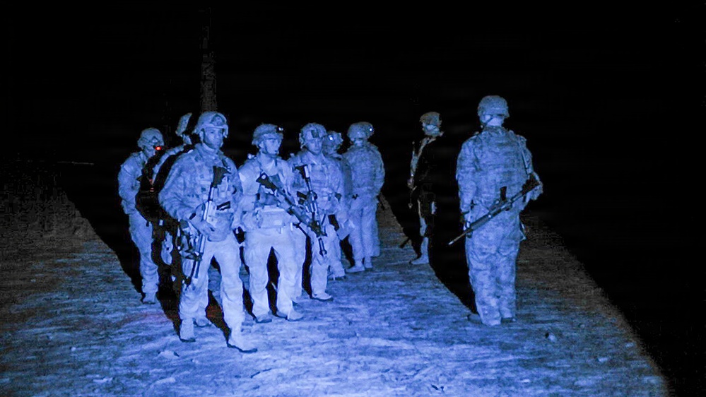 2026 XVIII Airborne Corps Brigade Separates Best Squad Competition: Night Land Navigation