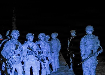 2026 XVIII Airborne Corps Brigade Separates Best Squad Competition: Night Land Navigation