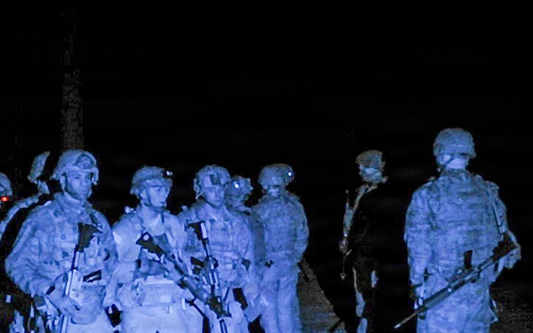 2026 XVIII Airborne Corps Brigade Separates Best Squad Competition: Night Land Navigation