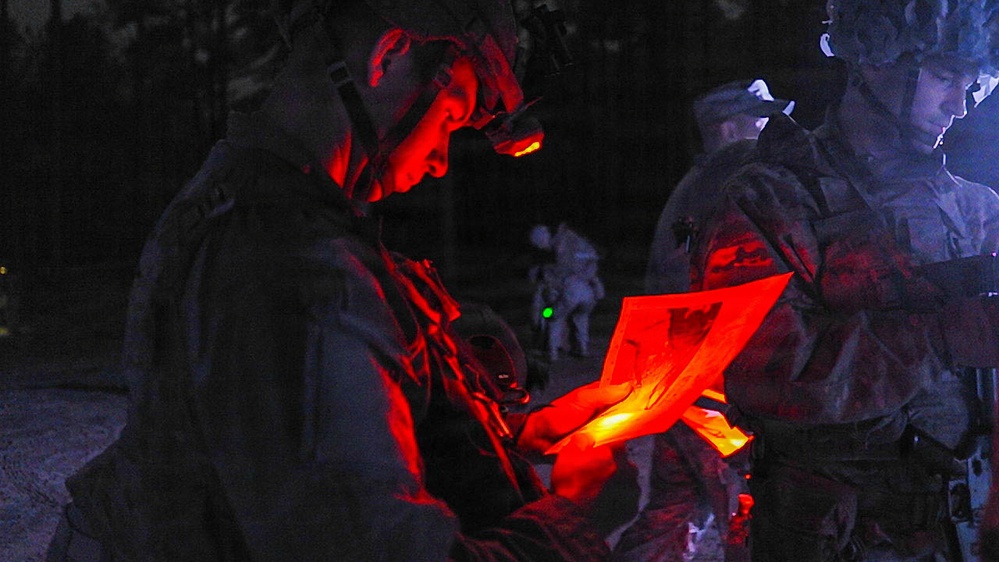 2026 XVIII Airborne Corps Brigade Separates Best Squad Competition: Night Land Navigation