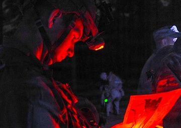 2026 XVIII Airborne Corps Brigade Separates Best Squad Competition: Night Land Navigation