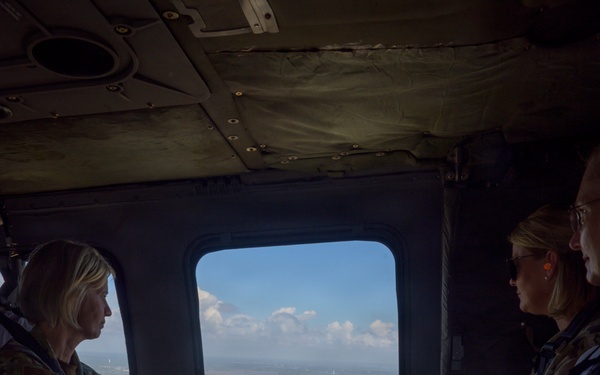 Distinguished Visitor Party En Route to Camp Shelby During Sentry South 26-2